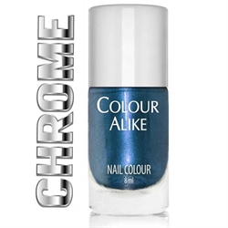 121 Electric Blue, Stamping Neglelak, Colour Alike